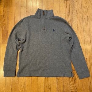 Worn Once Polo Cotton Half Zip Sweater